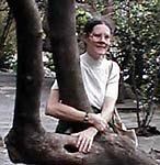 Margaret, photographed near Chonji Waterfall on Cheju Island, September 2000.